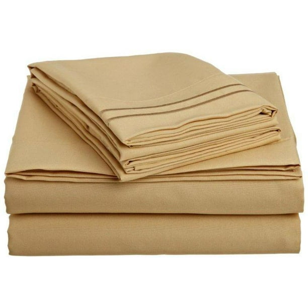 Camel Gold Split King Size Clara Clark Supreme 1500 Collection 5pc Bed Sheet Set Camel Gold Split King Size Clara Clark Supreme 1500 Collection 5pc Bed Sheet Set
